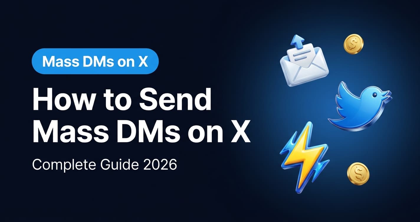 How to Send Mass DMs on X (Twitter) in 2026 - Complete Guide