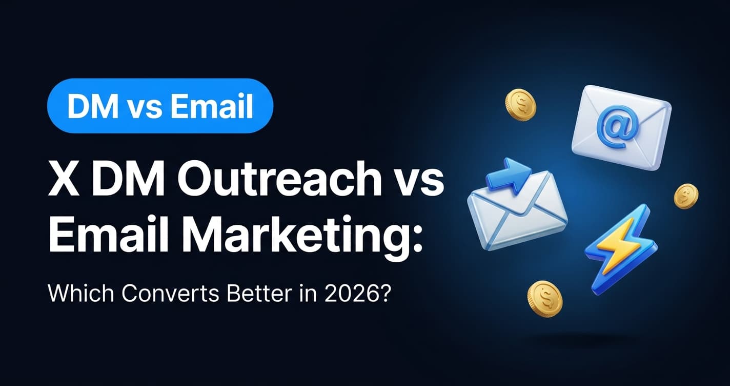 X DM Outreach vs Email Marketing: Which Converts Better in 2026?
